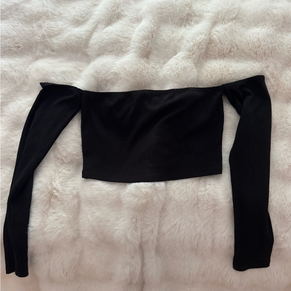 Lovers and Friends - Black Off-Shoulder Top